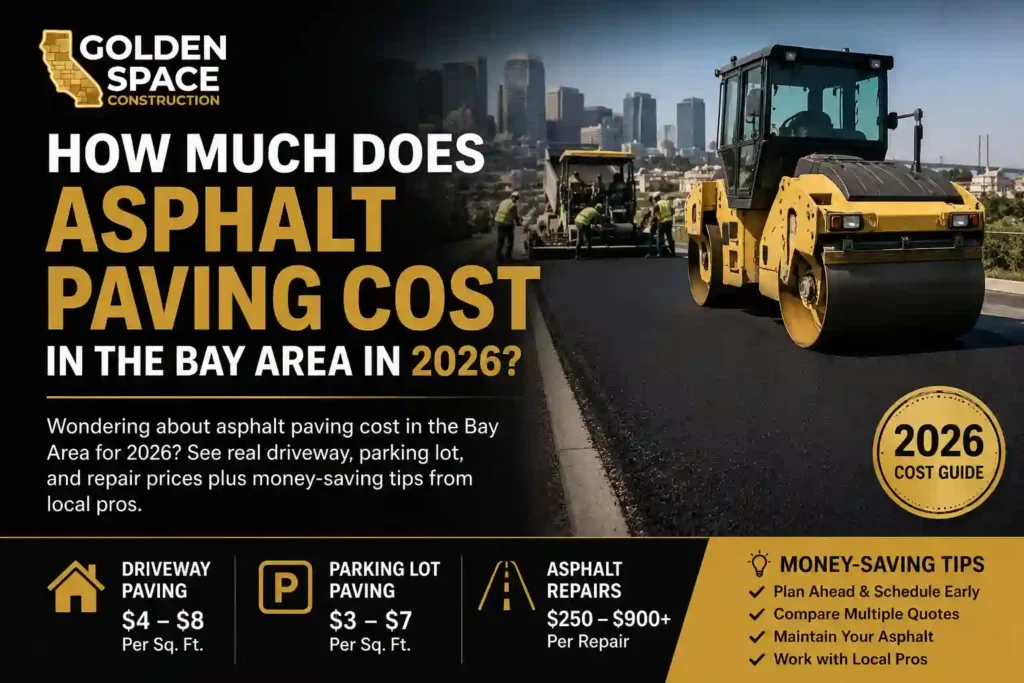 How Much Does Asphalt Paving Cost in the Bay Area in 2026?