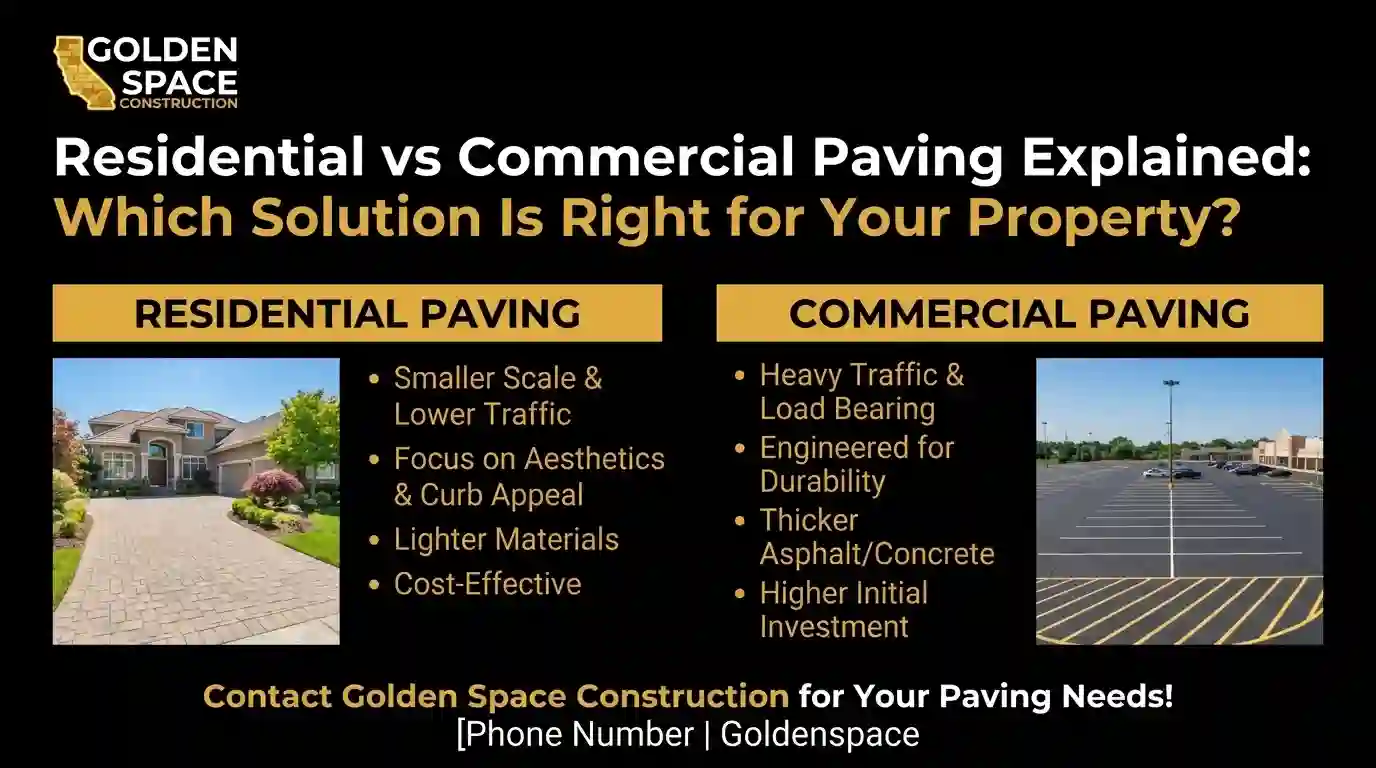 Residential vs Commercial Paving Explained Which Solution Is Right for Your Property